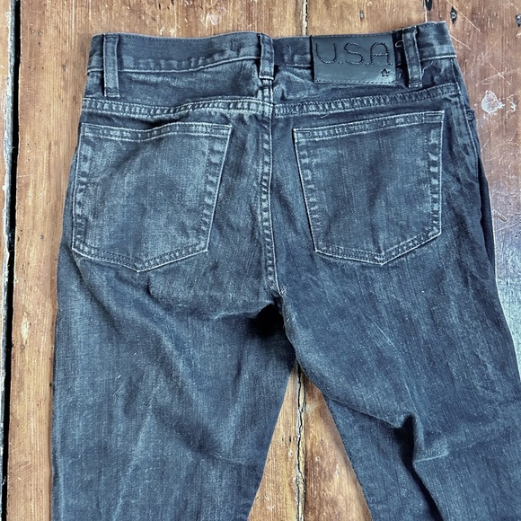 John Varvatos Jeans John Varvatos Mens Bowery Slim Straight Black